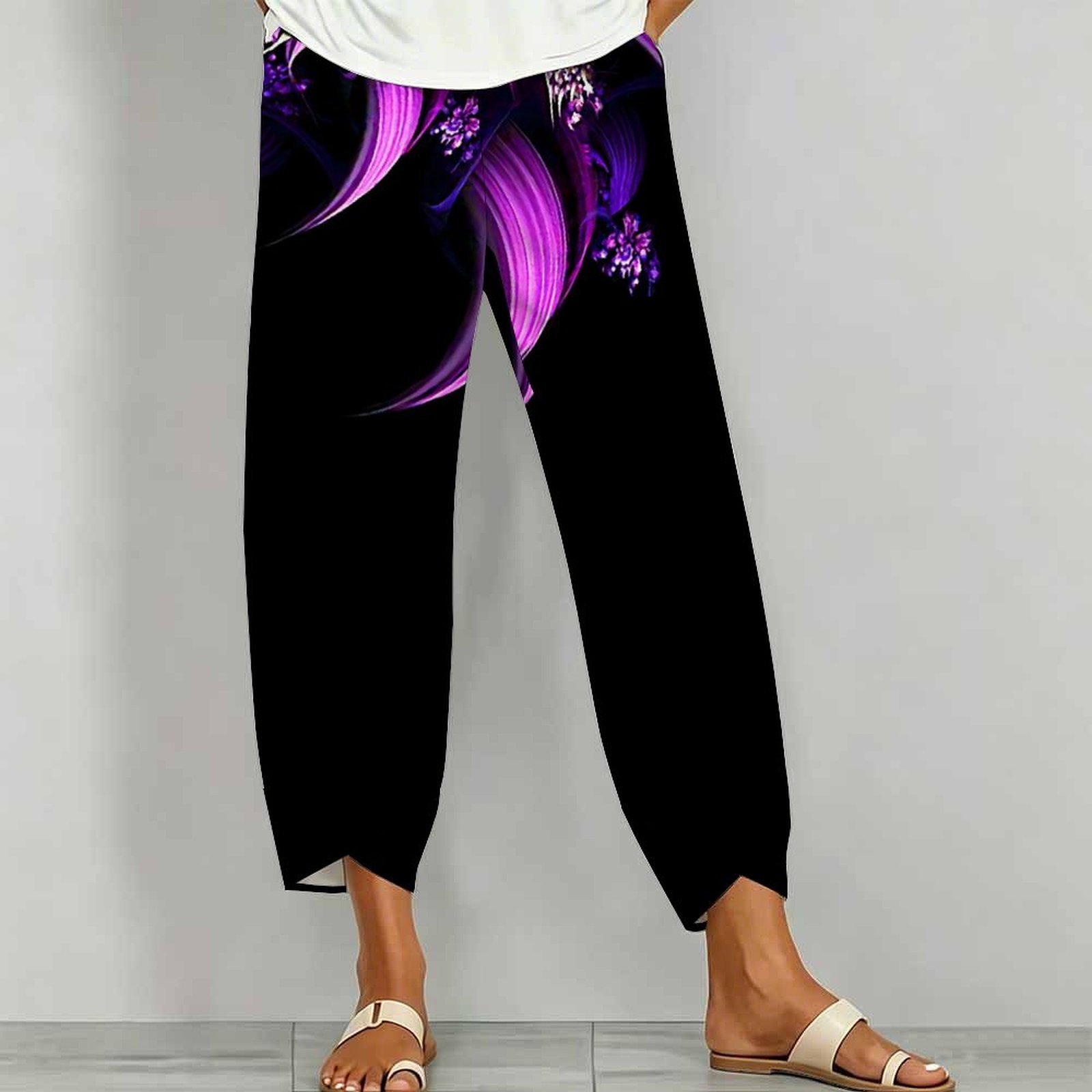 Fashion Street Yoga - بنطلون رياضي أنيق، بنطلون أزياء الشارع،