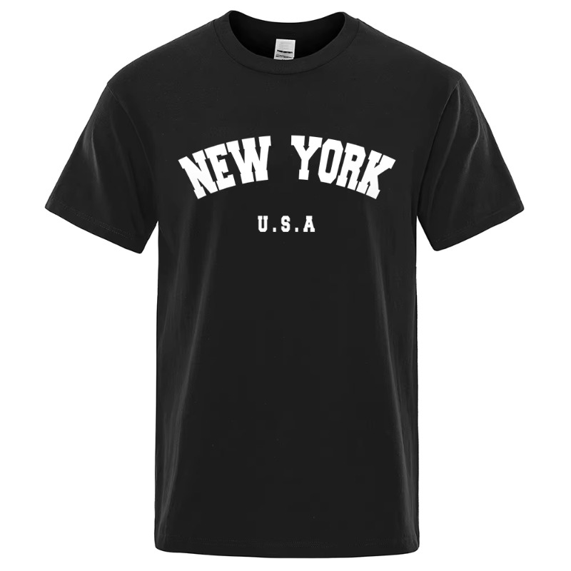 Street Fashion Of New York - قمصان تي شيرت مطبوعة بتصميم شوارع