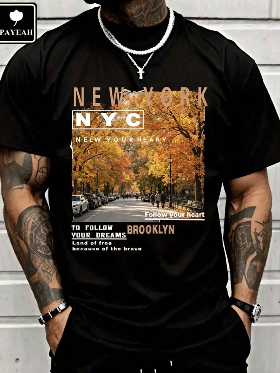 Street Fashion Of New York - ملابس رجالية كاجوال للشارع، تصميم مشهد