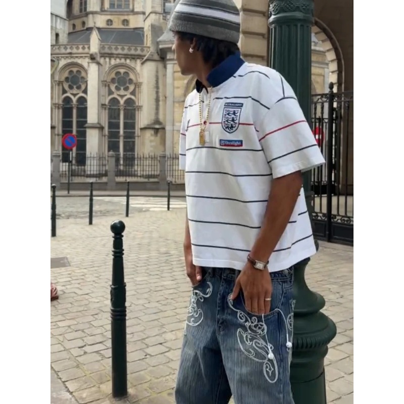طقم ريترو Y2K من قطعتين بأسلوب - مراجعة Street Fashion Jersey وسعره