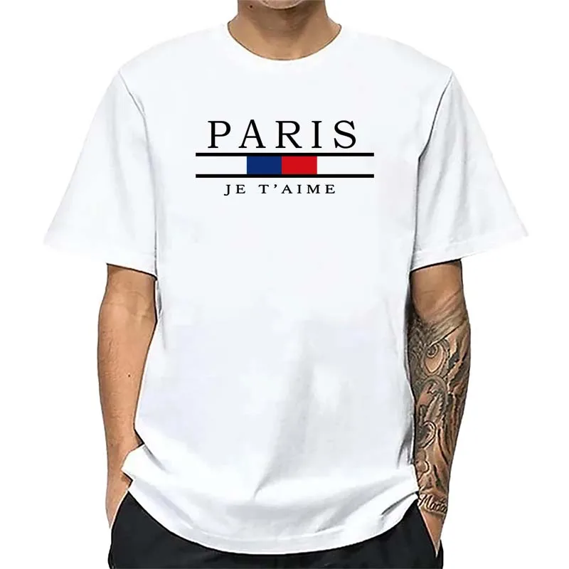 تي شيرتات باريس بطباعة جرافيك  - مراجعة Street Fashion In Paris وسعره