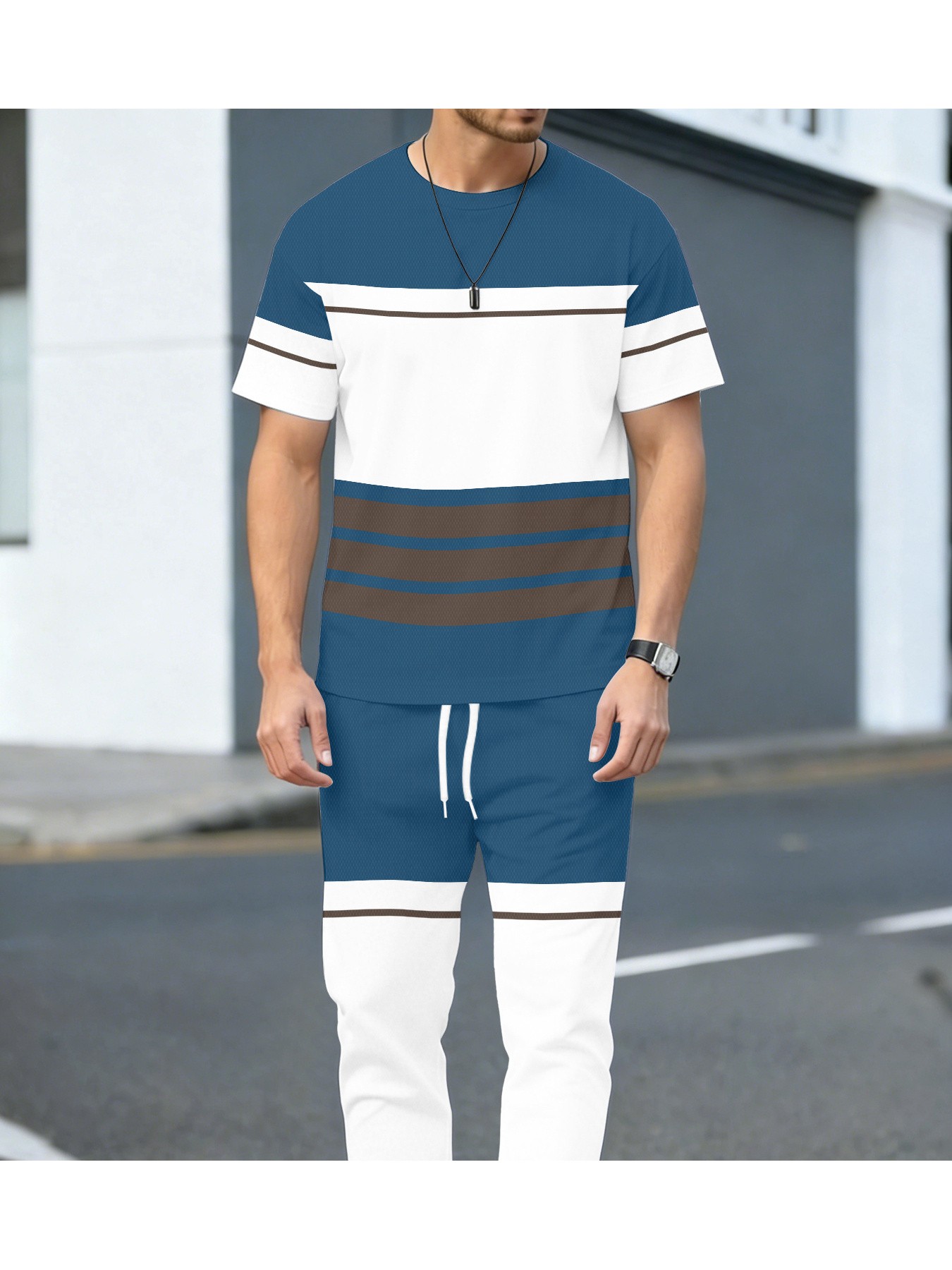 طقم رجالي صيفي جديد 2026 بتصمي - مراجعة Street Fashion Summer 2026 وسعره