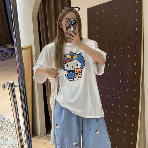 تي شيرت مطبوع عليه هالو كيتي ب - مراجعة Street Fashion Jersey وسعره