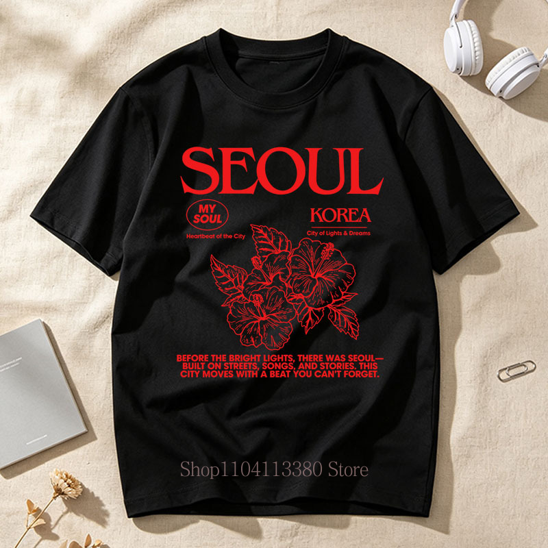 تي شيرتات نسائية بطبعة الكركدي - مراجعة Street Fashion Of Seoul وسعره