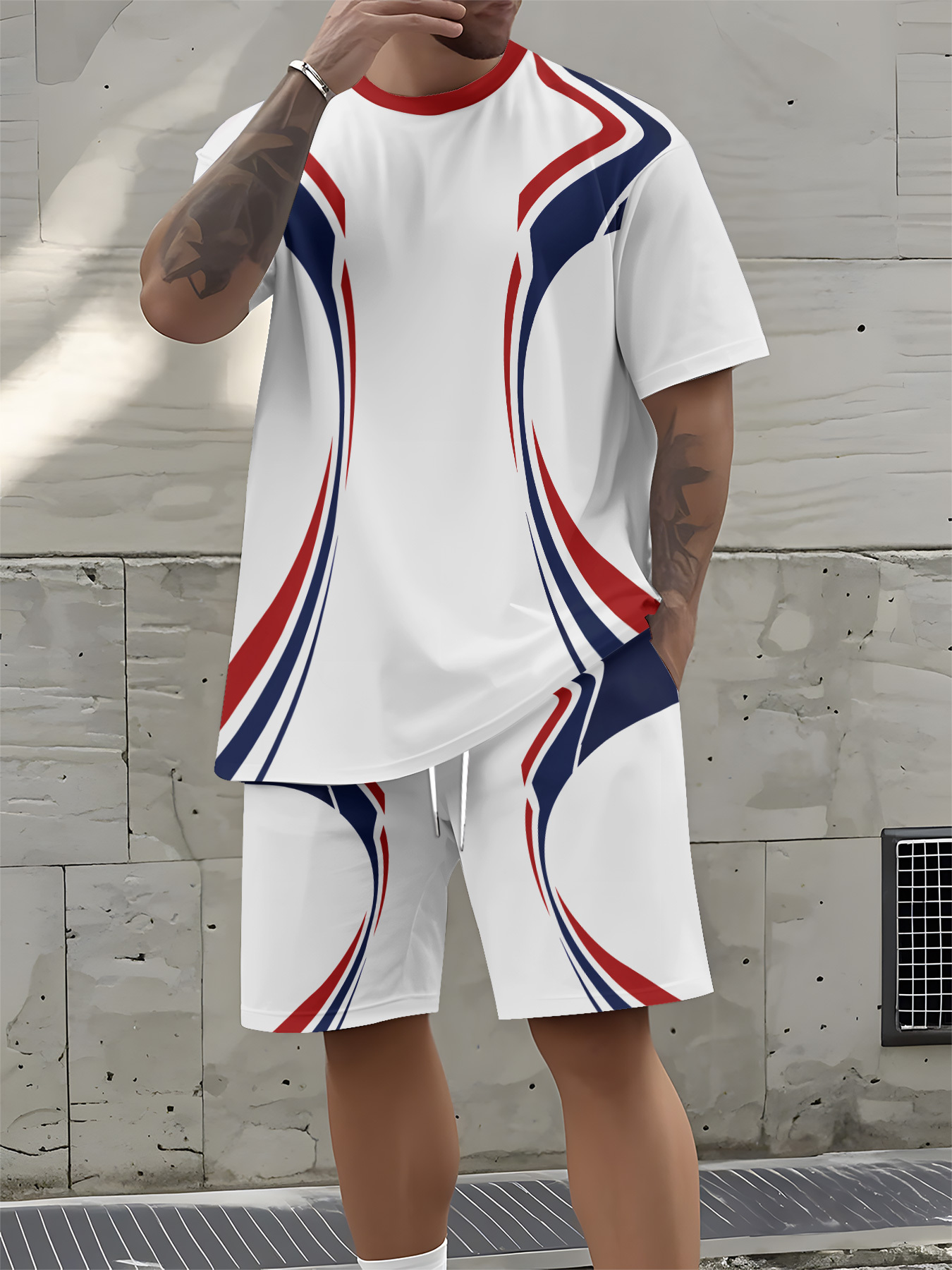 طقم رجالي صيفي جديد 2026 بأكما - مراجعة Street Fashion Summer 2026 وسعره